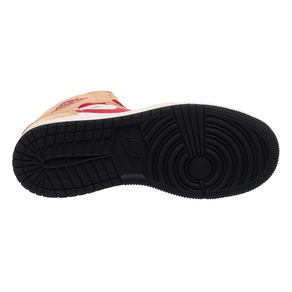 Кросівки жіночі Jordan 1 Mid Light Cardinal Curry (Gs) (554725-201)