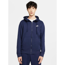 Бомбер чоловічий Nike M Nsw Club Hoodie Fz Bb (BV2645-410)