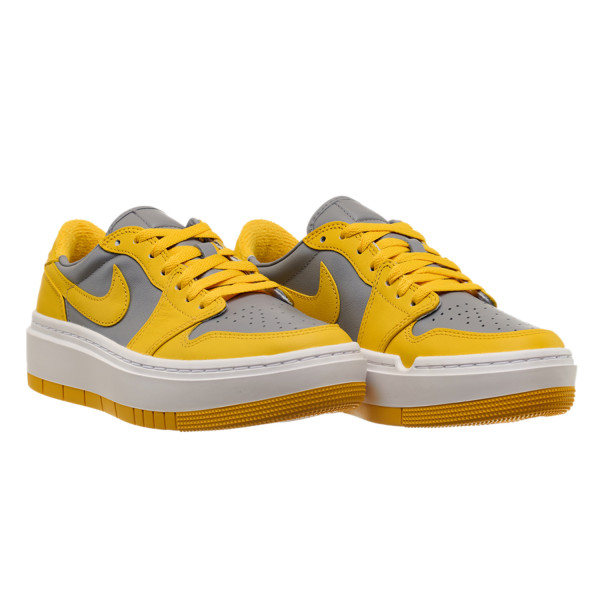 Кросівки жіночі Jordan 1 Low Elevate Yellow Grey (DH7004-017)