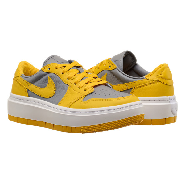 Кросівки жіночі Jordan 1 Low Elevate Yellow Grey (DH7004-017)